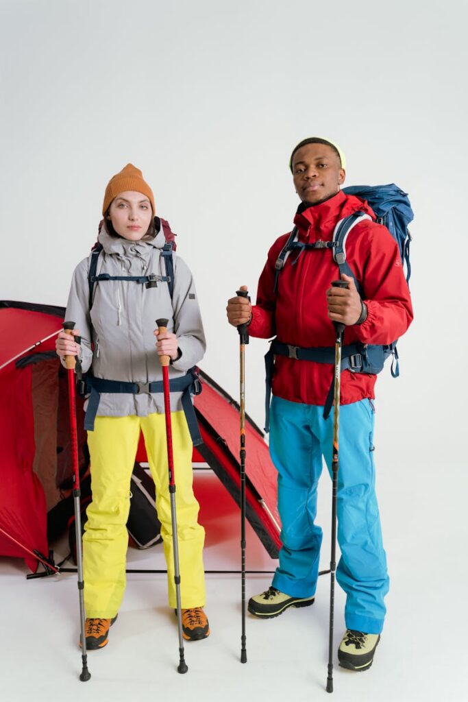 Bastoncini da trekking AlpinePro (coppia)